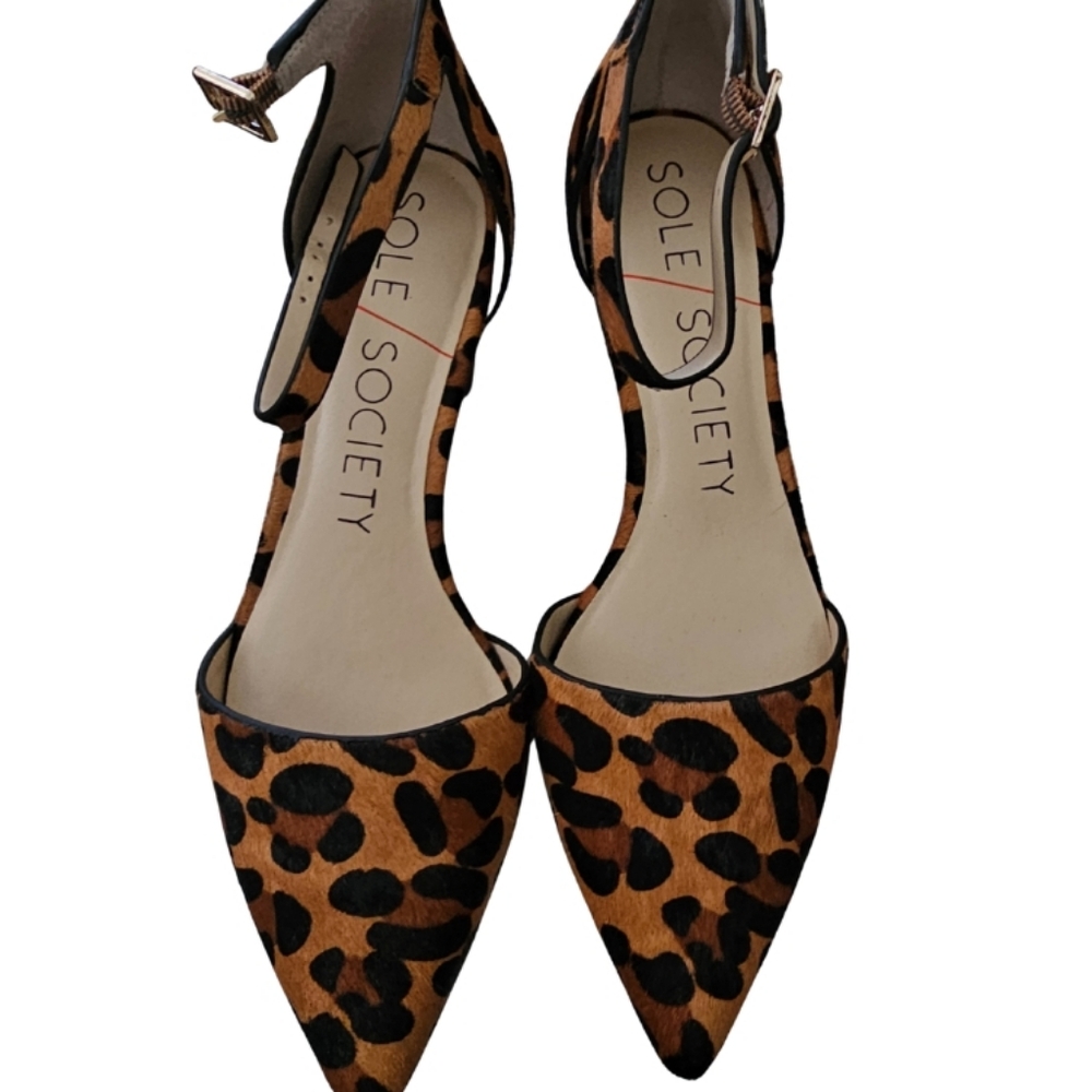 NEW 🌸 Sole Society Leopard Print Women's Shoes